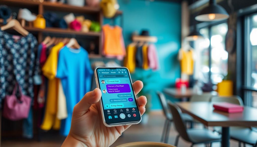 Customer engagement through messaging apps