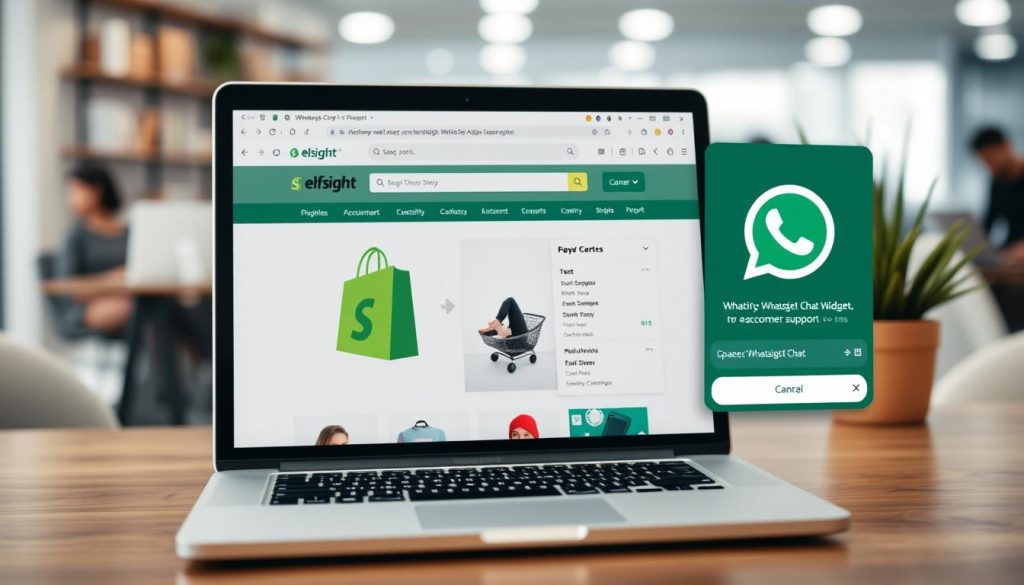 Elfsight WhatsApp Chat Widget for Shopify integration