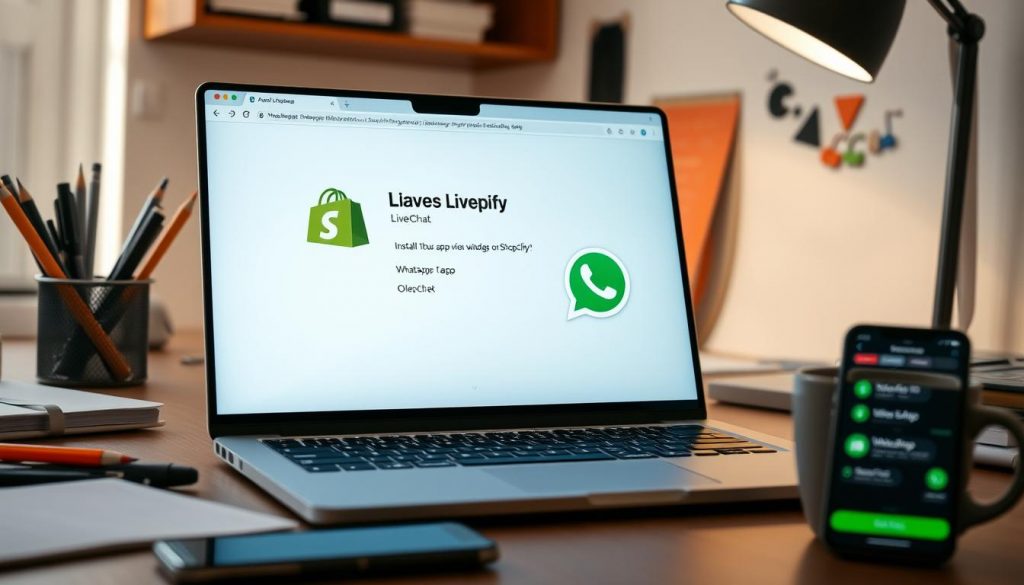 LiveChat app installation