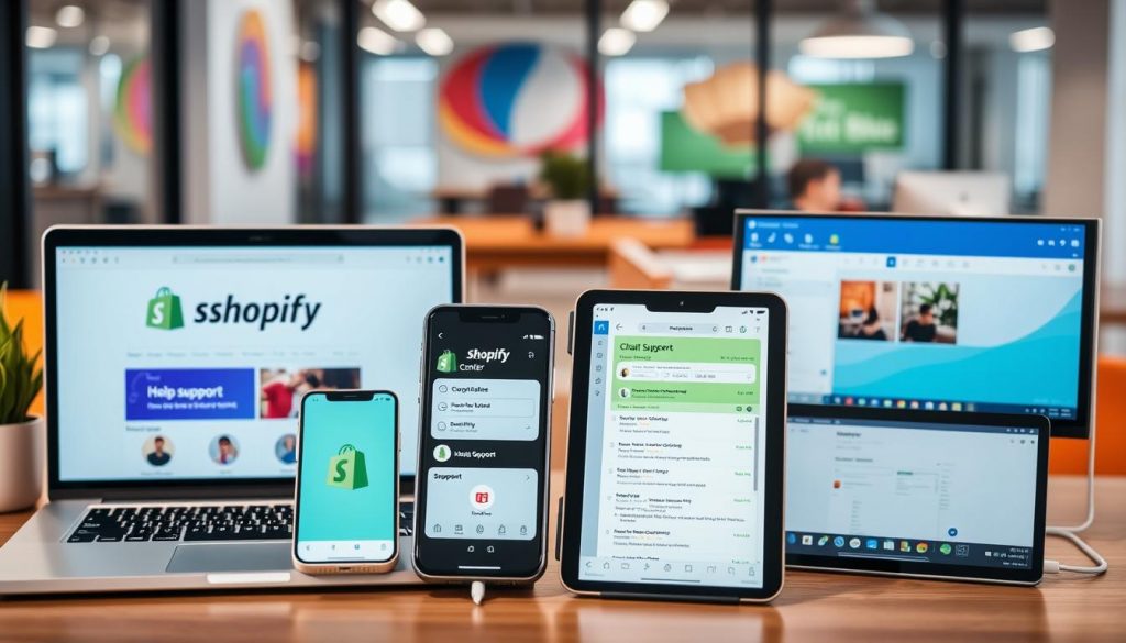 Options de support Shopify