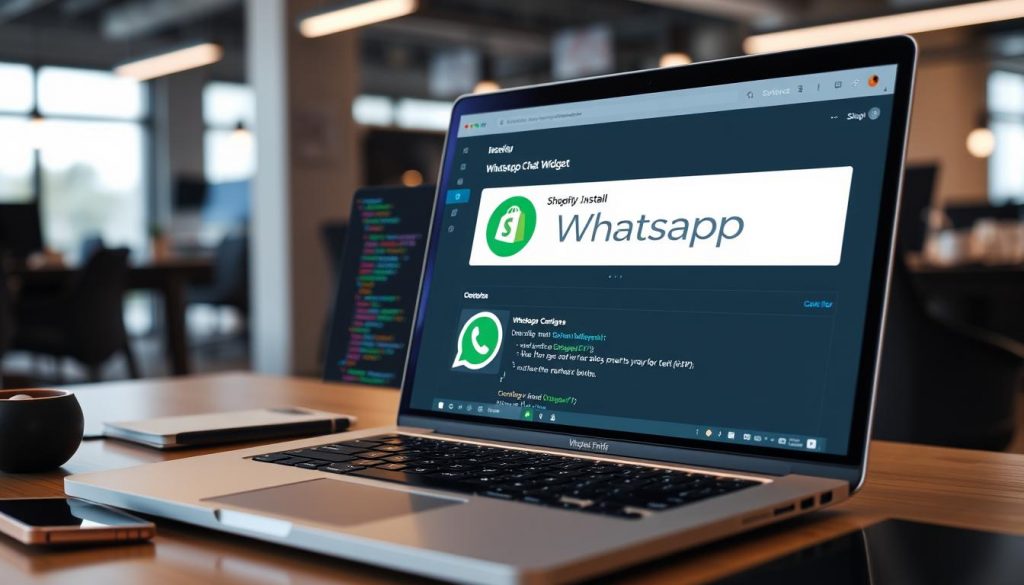 WhatsApp chat widget installation