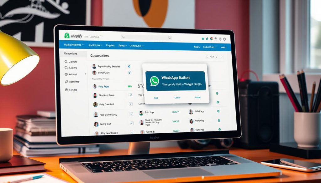 WhatsApp widget Shopify customization