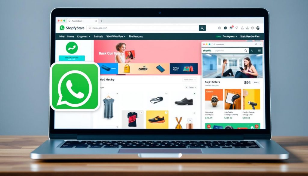 ajouter chat WhatsApp Shopify
