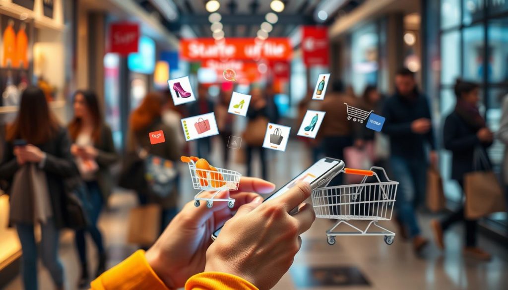 expérience d'achat mobile