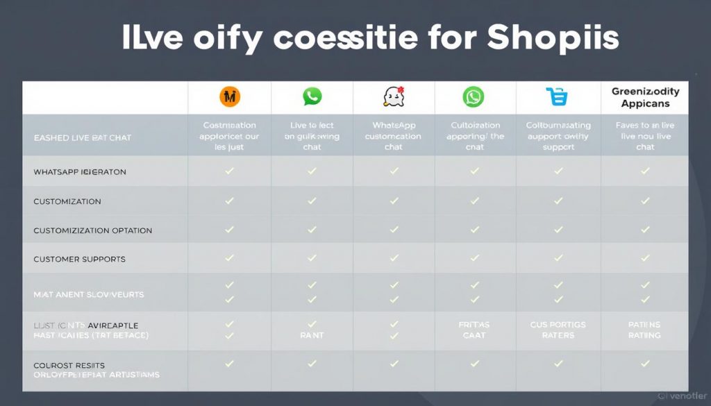 live chat features comparison