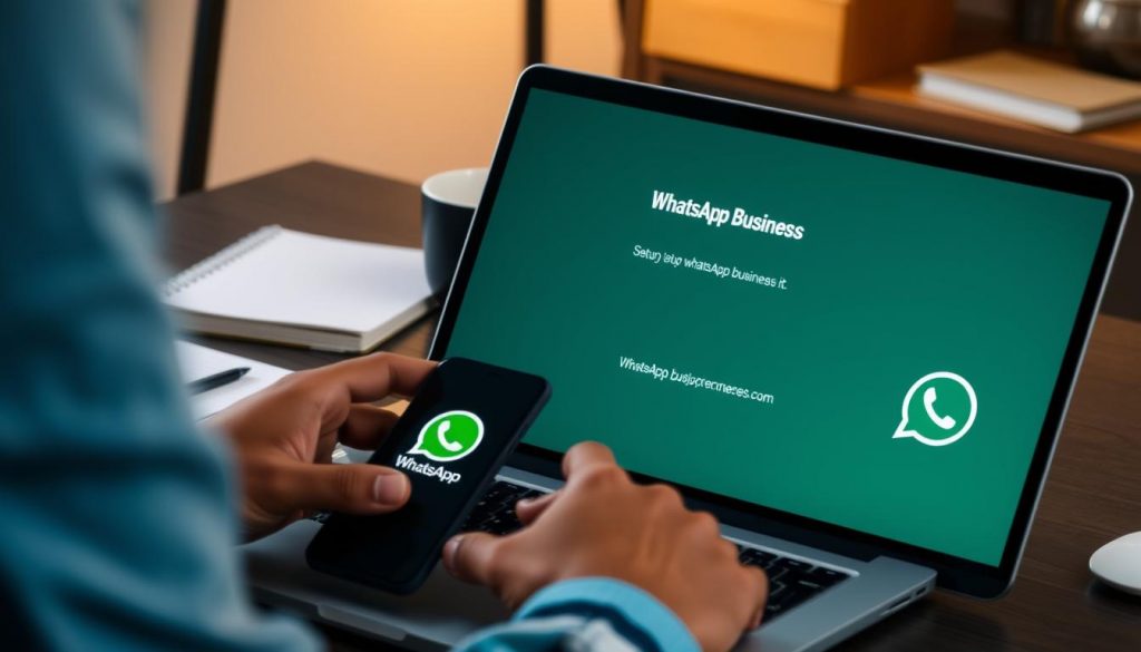 setting up WhatsApp business account