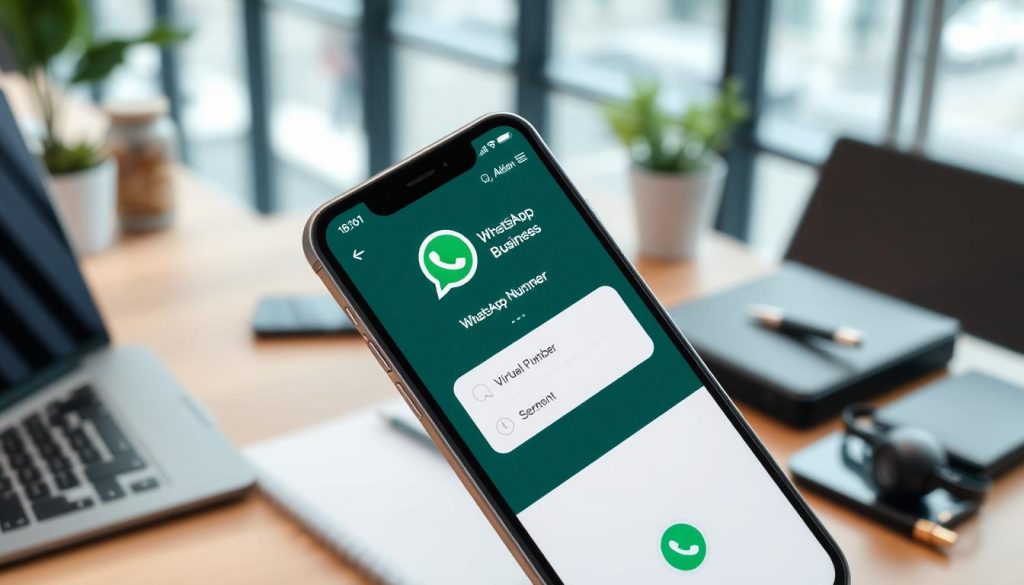 virtual phone number for WhatsApp business