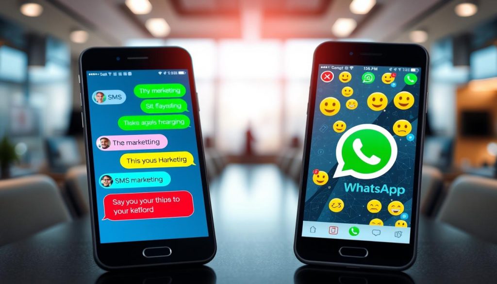 SMS vs WhatsApp marketing comparison
