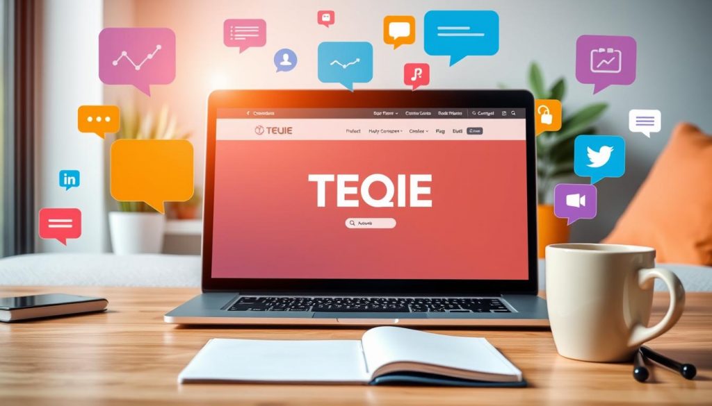TEQIE website communication tool
