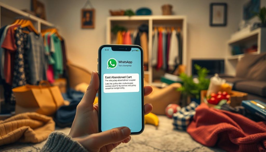 abandoned cart recovery via WhatsApp