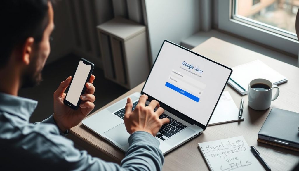 register google voice number