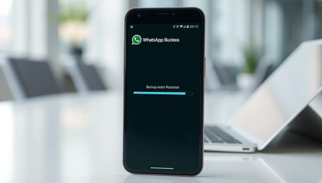 restore whatsapp business backup