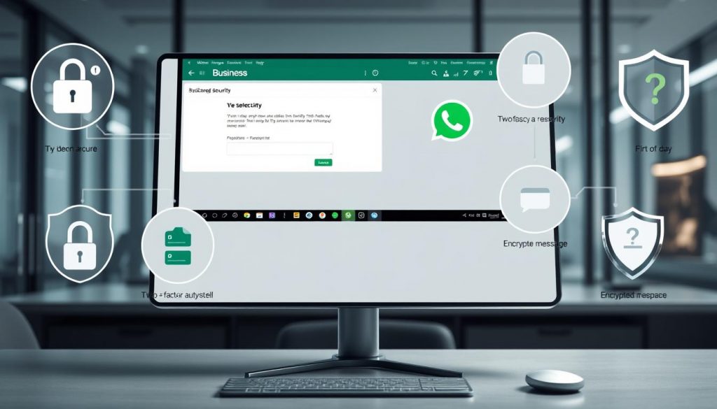 security features of whatsapp business on pc