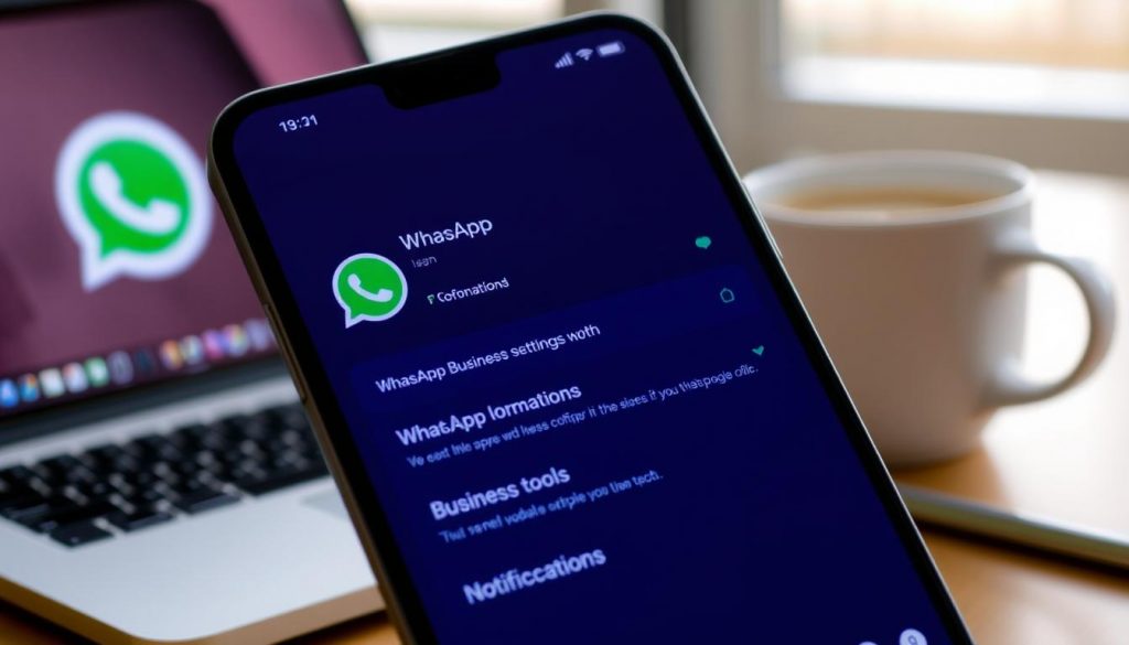 whatsapp business account settings