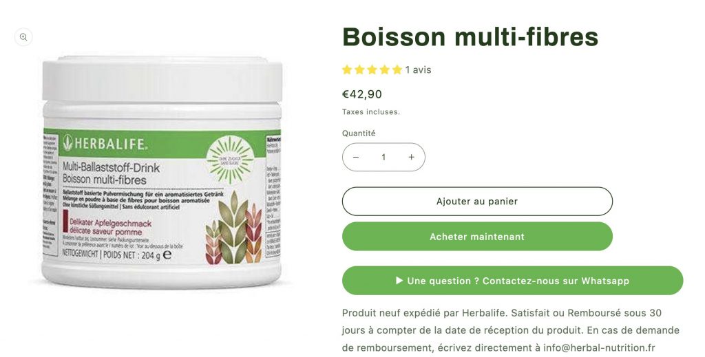 L'ajout d'un bouton WhatsApp permet aux clients de poser des questions pour les clients